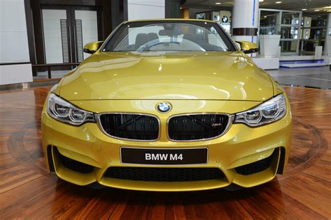 First seen BMW M4 Convertible in Austin Yellow