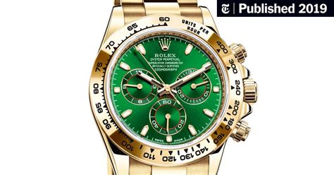 A Rolex Daytona Has Watch Collectors Green With Envy - The New York Times