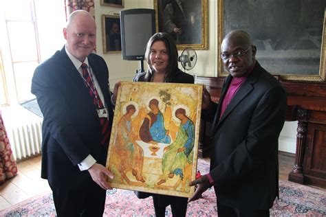 Sentamu presents icon to Barnsley's Holy Trinity Academy