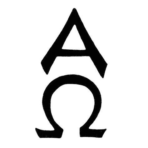 Alpha and omega, First And Last Letters Of The Greek Alphabet free image download