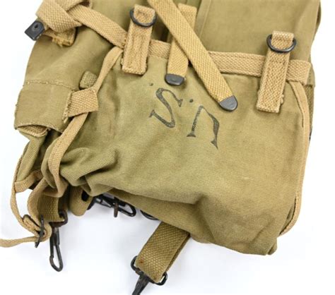 WorldWarCollectibles | US WW2 M-1928 Haversack with Pack Carrier