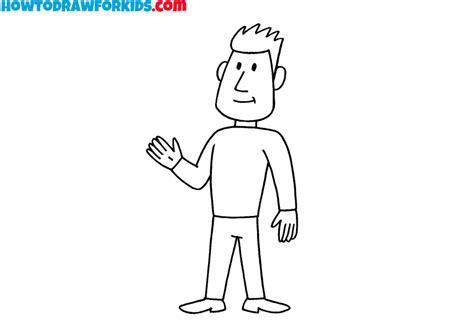 How to Draw a Human - Easy Drawing Tutorial For Kids