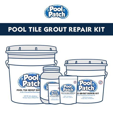 Swimming Pool Tile Grout Repair Kit | DIY Pool Tile Repair Products