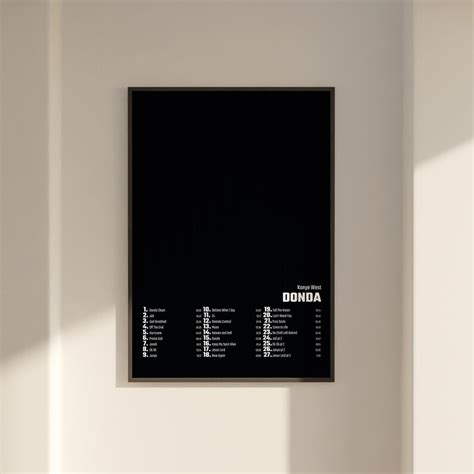 Kanye West Donda Album Cover Poster Wall Art Kanye West - Etsy