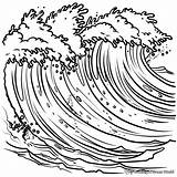 Tsunami Coloring Pages  Free & Printable sketch template