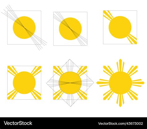 Sun philippines Royalty Free Vector Image - VectorStock