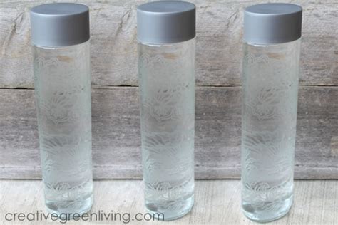 How to Make an Etched Glass Water Bottle | Creative Green Living