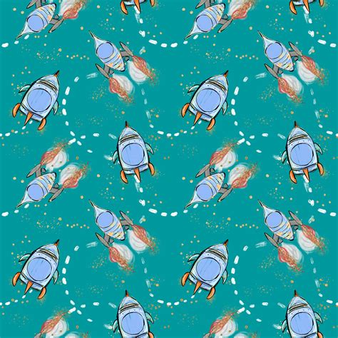 space fabric, outer space fabric, rocket fabric, cotton fabric, knit ...