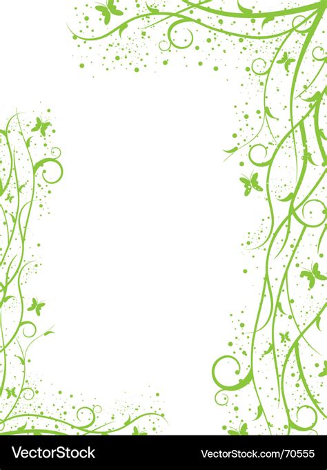 Green border Royalty Free Vector Image - VectorStock