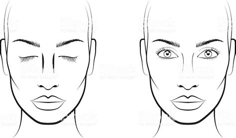 Free Printable Makeup Face Charts Makeup Vidalondon Report Card Template, Face Template, Lip ...