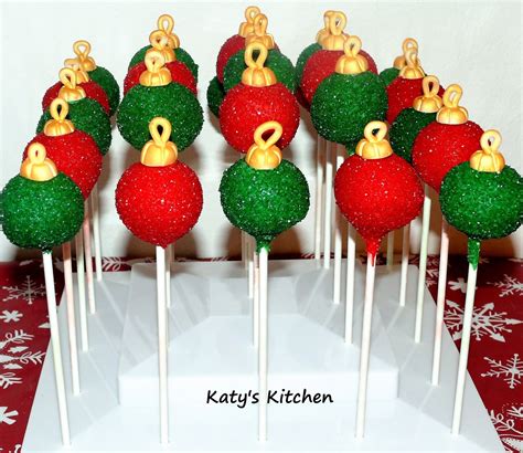 Katy's Kitchen: Christmas Ornament Cake Pops