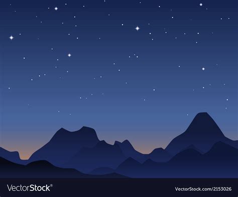 Dawn sky Royalty Free Vector Image - VectorStock