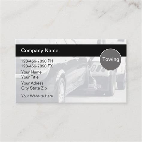 Towing Business Cards | Zazzle.com