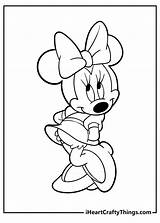 Printable Minnie Mouse Coloring Pages  Free Templates sketch template