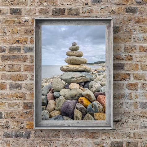 Stacked Rocks Print Rock Stature Print Nature Wall Art | Etsy