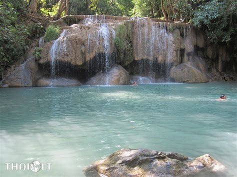 Erawan Waterfall 7 Levels at Erawan National Park Thailand