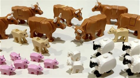 LEGO Brick Haul # 23 - Farm Animals 🐮 🐮 🐷🐷 🐑🐑 - YouTube