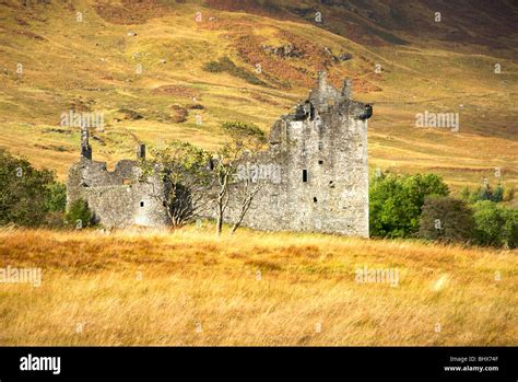 Kilfinnan Invergarry Highland Scotland UK Castle Loch Lochy Stock Photo ...