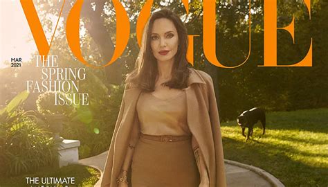 Angelina Jolie is the Cover Star of British Vogue March 2021 Issue