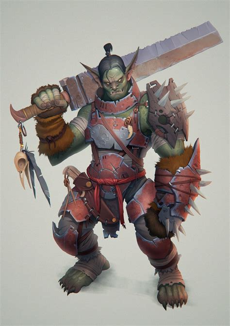 Orc, Timofey Buglov on ArtStation at https://www.artstation.com/artwork ...