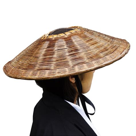 Samurai Hat Swordsman Cosplay Bamboo Japanese Hat Asian Hat | eBay