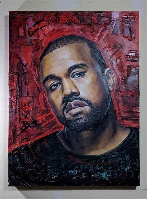 Kanye West Oil On Canvas KHOR 2018 http://ift.tt/2E8Zmgr #watercolorarts | Kanye west painting ...