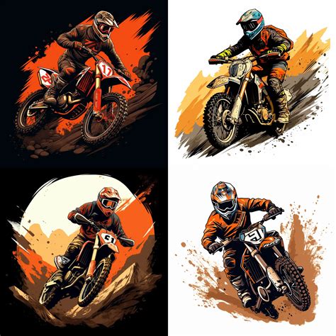 Dynamic Enduro Motorcycle Rally Logo Design | Midjourney Prompt