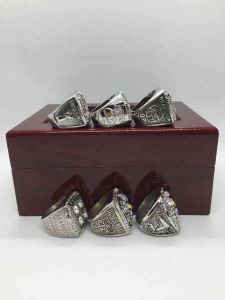 6 Pittsburgh Steelers Super Bowl Rings Set Silver - Cheap Super Bowl ...