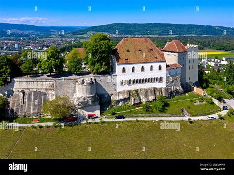 Schloss Lenzburg, Stadt Lenzburg, Kanton Aargau, Schweiz / Lenzburg ...