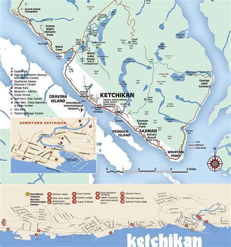 Ketchikan Alaska Area Map