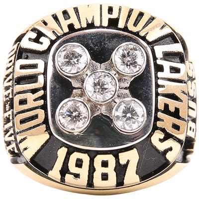 History: Lakers Championship Rings | Lakers championship rings, Nba championship rings ...