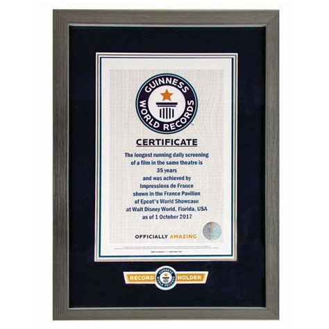 Guinness World Record Certificate Cost - Guiness Record