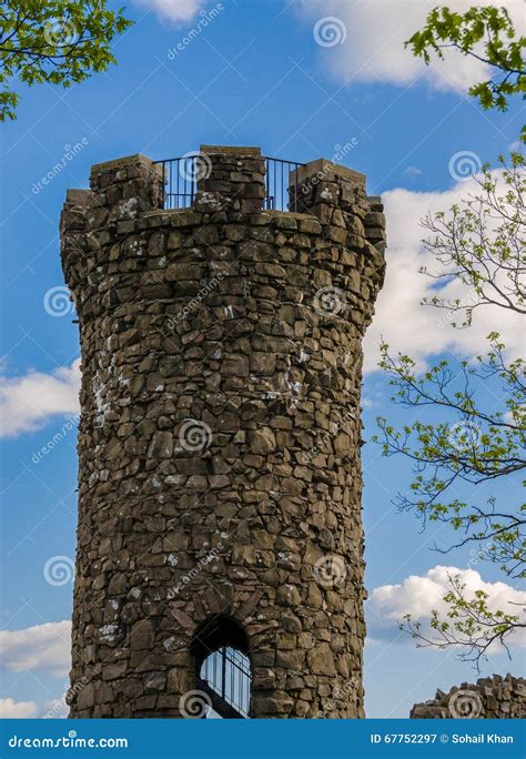 Castle Craig at Hubbard Park Stock Image - Image of tree, history: 67752297