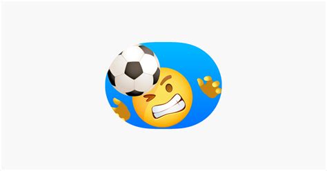 Fußball Emoji : Fussball Fussball Mit Cartoon Gesicht Sport Emoji Fussballmaskottchen Stockfoto ...