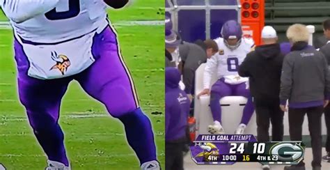 BREAKING: Vikings QB Kirk Cousins Carted To Locker Room After Non-Contact Injury - Daily Snark