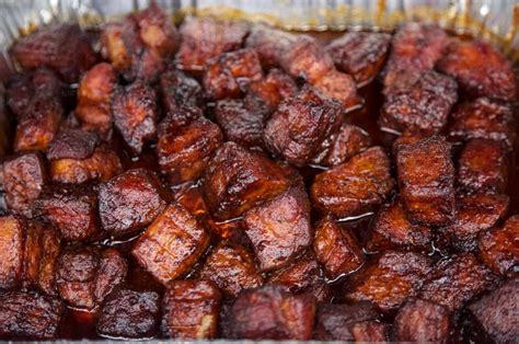 Smoked Pork Belly Burnt Ends Recipe - Vindulge