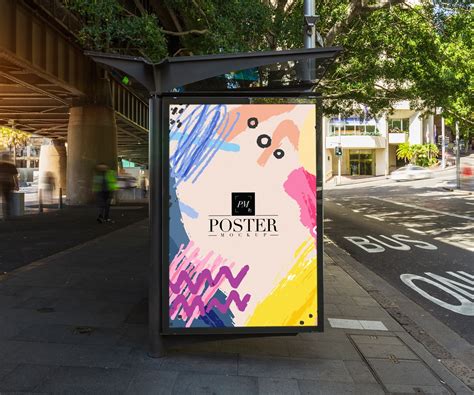 Bus Stop Billboard PSD Mockup Download For Free | DesignHooks