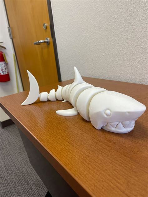 3D Printed Shark | Prints, Creative design, Shark