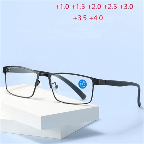 Cheap Full Frame Blue Light Blocking Square Hyperopia Spectacle Women ...