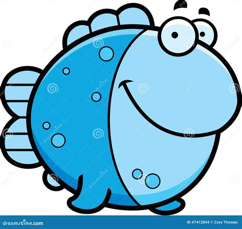 Cartoon Fish Smiling Stock Vector - Image: 47412844