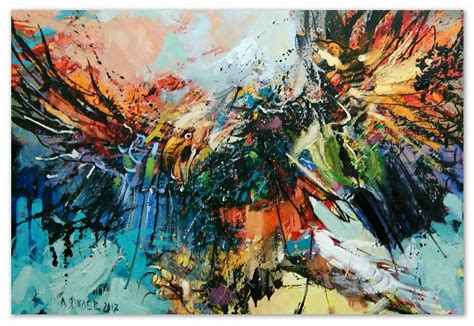 Eagle 5 by AlexandarTheGreatArt on Etsy | Painting, Abstract artwork, Etsy