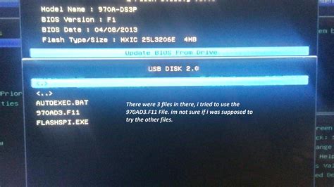 "Invalid Bios Image" Updating Gigabyte 970a-DS3p to F11 Bios From F1 ...