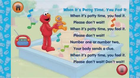 Elmo Potty Time Songs for Kids - YouTube