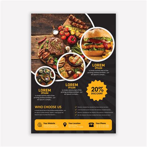 Food Brochure Templates