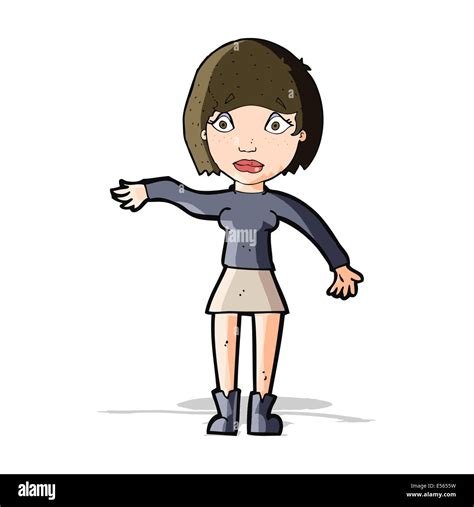 cartoon surprised woman Stock Vector Image & Art - Alamy