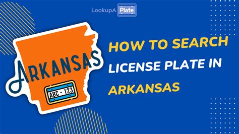 Arkansas License Plate Lookup: Report an AR Plate (Free Search)