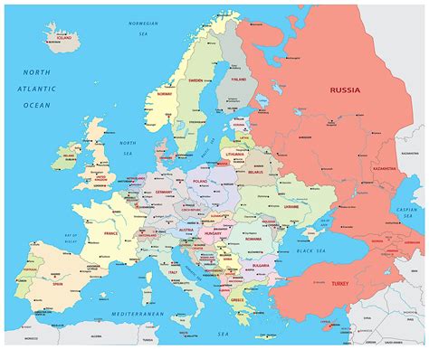 How Many Countries Are In Europe? - WorldAtlas