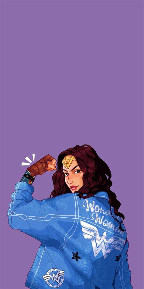 Gal Gadot, anime, cartoon, comics, dc, wonder woman, HD phone wallpaper ...