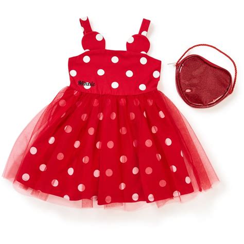 Disney Kids Minnie Mouse Party Dress - Red | BIG W