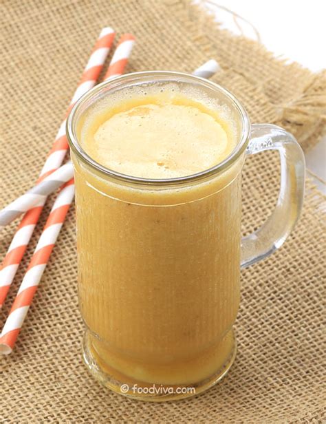 Banana Orange Juice - Healthy, Fresh and Frosty Juice for Summer